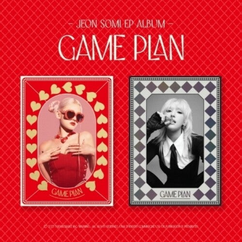 Jeon Somi - Game Plan - Photobook Version - incl. Photobook, Envelope & Zigsaw Puzzle, Paper Choker Chip, Hologram Sticker, Character Card, Selfie Photocard + Poster