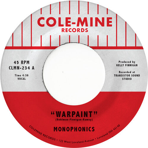 Monophonics & Kelly Finnigan - Warpaint / Crash & Burn - Black Swirl
