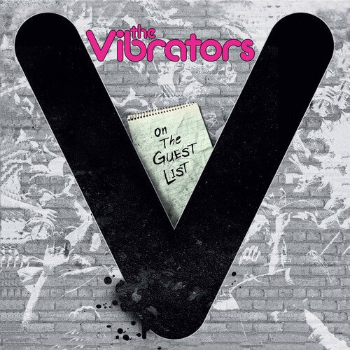 Vibrators - On The Guest List - Pink/Black Splatter