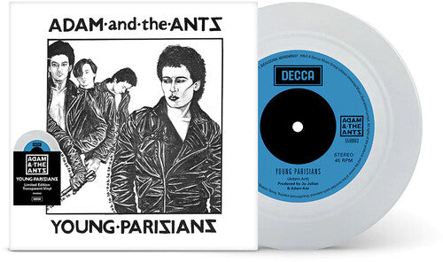 Adam & the Ants - Young Parisians - Limited Clear 7-Inch Vinyl