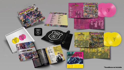 Hombres G - Del Rosa Al Amarillo - Yellow & Pink 4LP Box incl. 2CD, Slipmat, Booklet, Patch & Postcard