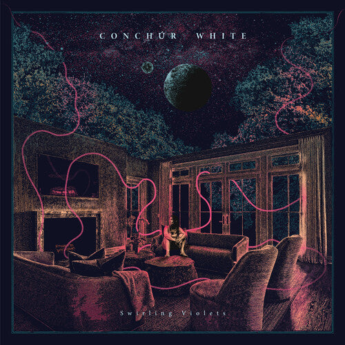 Conchur White - Swirling Violets