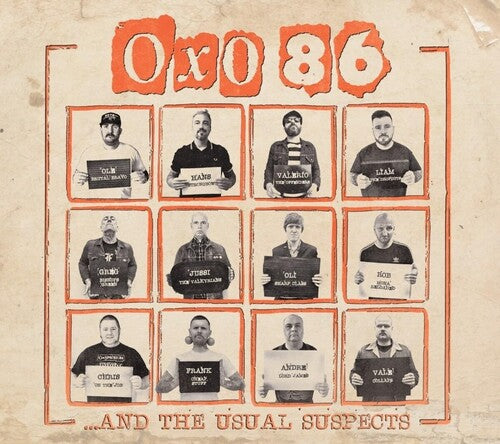 Oxo 86 - And The Usual Suspects - 180gm Creme Orange Vinyl