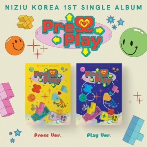 Niziu - Press Play - Random Cover - incl. 88pg Photobook, 2 Photocards, Photo Frame, Postcard + Sticker