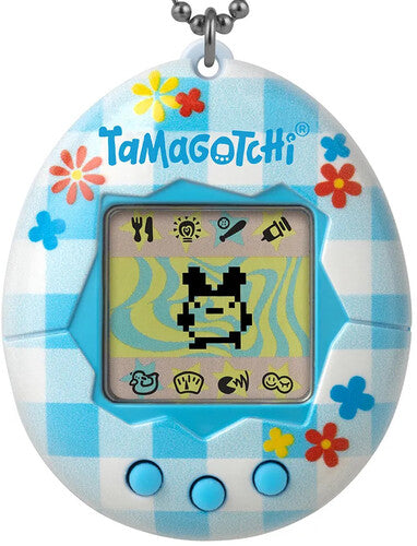 Tamagotchi - Original - Gen2 Flower Gingham (Updated Logo)