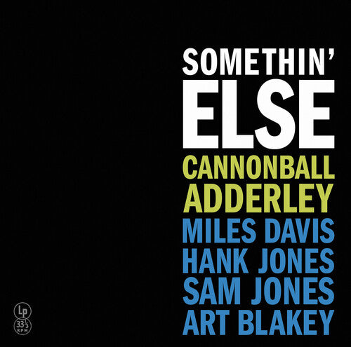 Cannonball Adderley - Somethin' Else - Yellow Vinyl