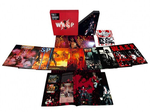 W.a.s.p. - 7 Savage - Second Edition - 8LP Box, 60 Page Book, Poster