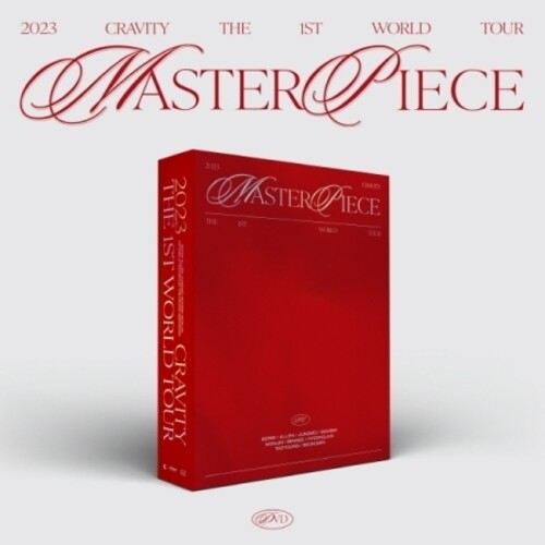 2023 Cravity The 1st World Tour - Masterpiece - 3 DVD Set w/172pg Photobook, 9pc Photo Drop Set, Photo Ticket Voucher, 9pc Photocard Set + Folded Poster