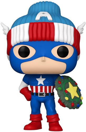 Funko POP! Marvel: Holiday S4 - Capt. America