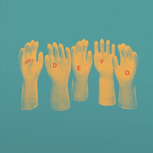 Devo - Art Devo - Limited 'Rubber Gloves' Edition Contains 3LP's on Yellow, Blue & Red Colored Vinyl with Fold-Out Poster