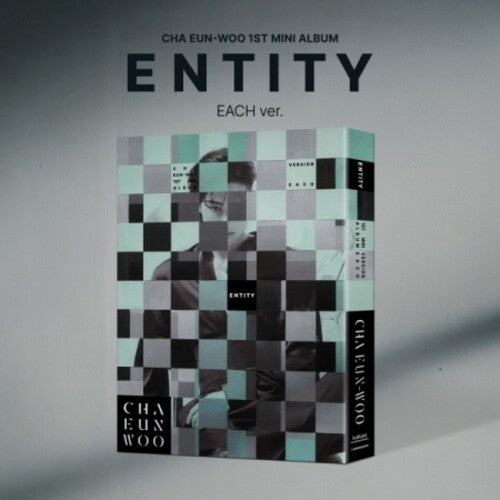 Cha Eun Woo - Entity - Each Version - Random Cover - incl. Photobook Set, Folding Poster, Photocard Set, Sticker, DIY Entity, Accordion Lyric Paper + Mini-Poster Set