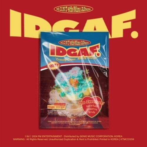M.o.n.t - Idgaf - incl. 80pg Photobook, Postcard + 2 Photocards