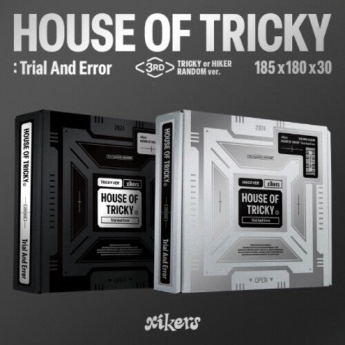 Xikers - House Of Tricky : Trial And Error - incl. 120pg Photobook, Postcard, Capsule Envelope, Moving Photo, Film Strip, 2 Photocards + More
