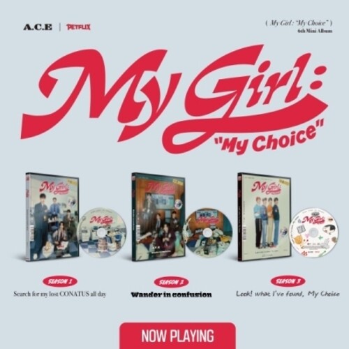A.c.e - My Girl : My Choice - incl. 120pg Photobook, Mini-Game, 4 Paper Dolls, 4-Cut Photo, Sticker + 2 Photocards