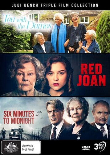Judi Dench Triple Film Collection (Tea With the Dames / Red Joan / Six Minutes to Midnight)