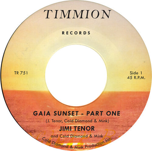 Jimi Tenor & Cold Diamond & Mink - Gaia Sunset - Yellow