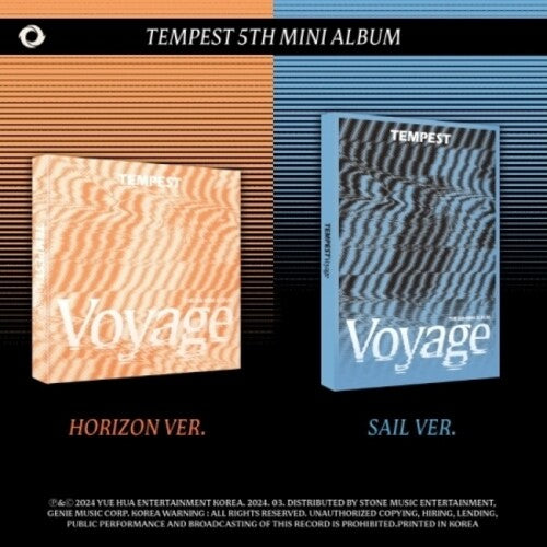 Tempest - Tempest Voyage - Random Cover - incl. 84pg Photobook, 32pg Lyric Book, 21pc Postcard Set, Photocard (Unit), Photocard (Solo), Plintes Polaroid + Poster
