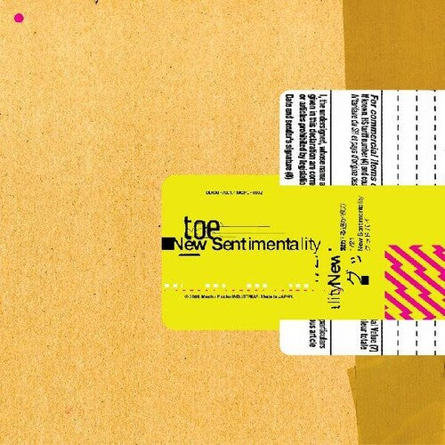 Toe - New Sentimentality