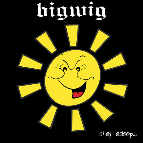 Bigwig - Stay Asleep - Yellow/black Splatter