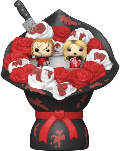 FUNKO Bitty POP! Movies Bouquet: Chucky & Tiffany (Valentine)