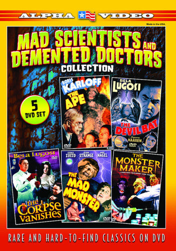 Mad Scientists & Demented Doctors Collection (5pc)