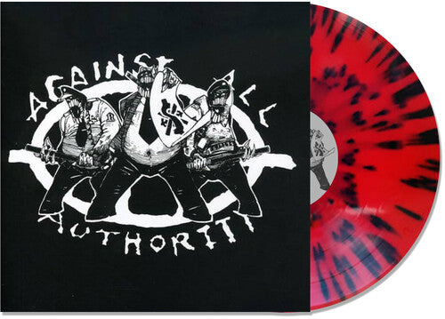 Against All Authority - 24 Hour Roadside Resistance - Red w/ Black Splatter