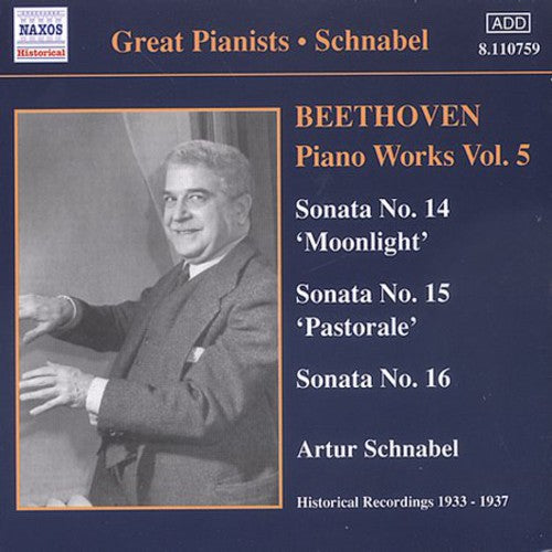 Schnabel/ Beethoven - Son Pno 14-16