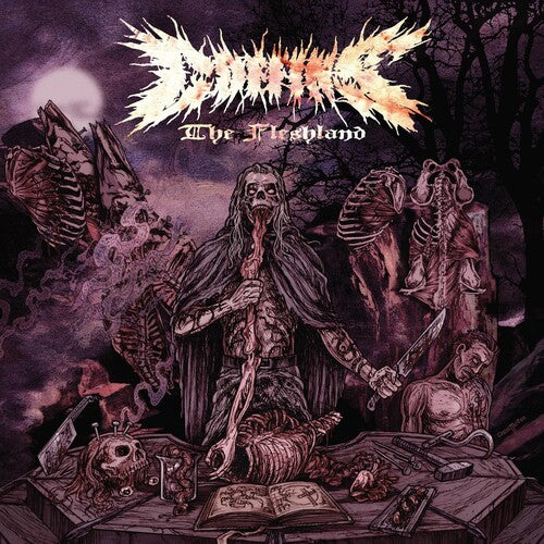 Coffins - Fleshland - Limited Violet & Hot Pink with Violet, Pink & Bone White Splatter Colored Vinyl