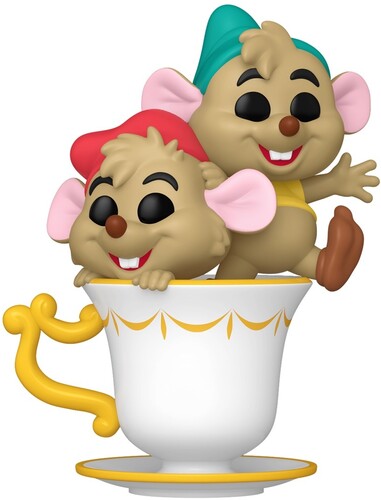 Funko POP! Disney: Cinderella - Jasper & Gus Gus in Cup, 75th Anniversary