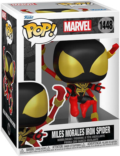 Funko POP! MARVEL: Spider-Man Comics- Miles Iron Spider (Styles May Vary)