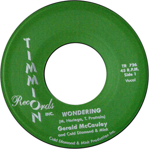 Gerald McCauley / Cold Diamond & Mink - Wondering/Wondering (Instrumental)