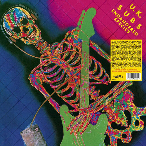 UK Subs - Endangered Species - Pink Colored Vinyl