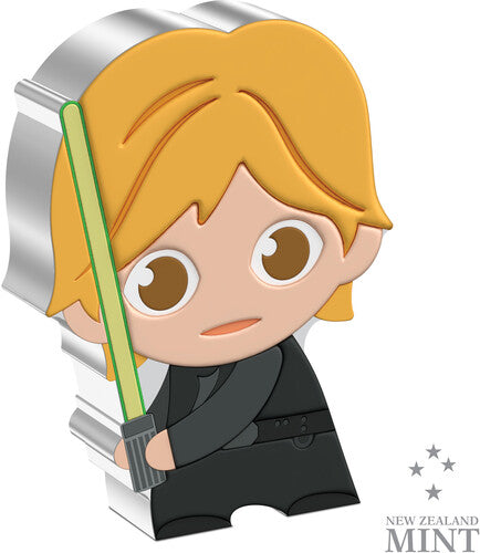 New Zealand Mint - Star Wars: Return of the Jedi™ – Luke Skywalker™ 1oz Silver Chibi® Coin