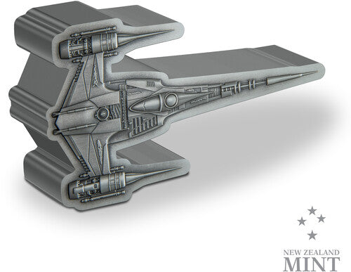 New Zealand Mint - The Mandalorian™ – The Mandalorian's N-1 Starfighter™ 1oz Silver Shaped Coin