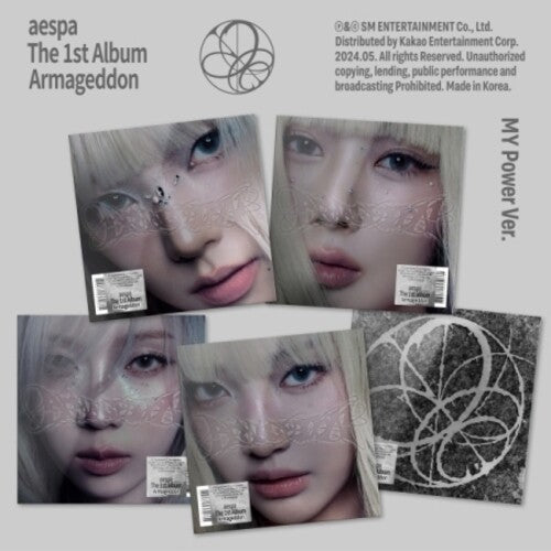 Aespa - Armageddon - My Power Version - Random Cover - incl. Photobook, Tattoo Sticker, Folded Poster, Postcard + Photocard