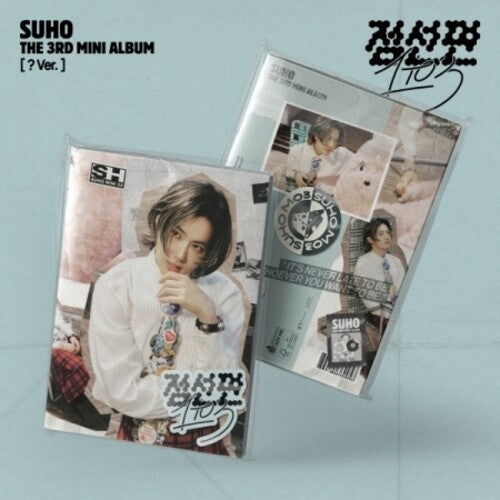 Suho - 1 To 3 - ? Version - inc. Photobook, 3 Stickers, Postcard, Folded Poster + Photocard