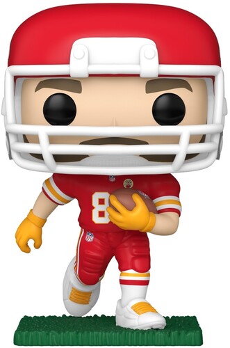 Funko POP! NFL: Chiefs - Travis Kelce (Running) (Red and White Uniform)