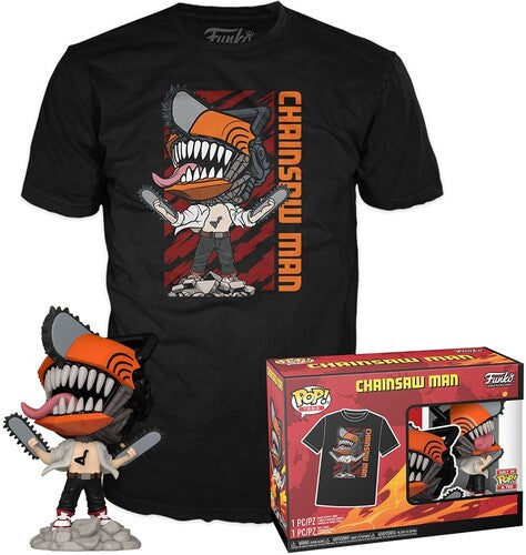 Funko POP! & Tee: Chainsaw Man Leaping, XS