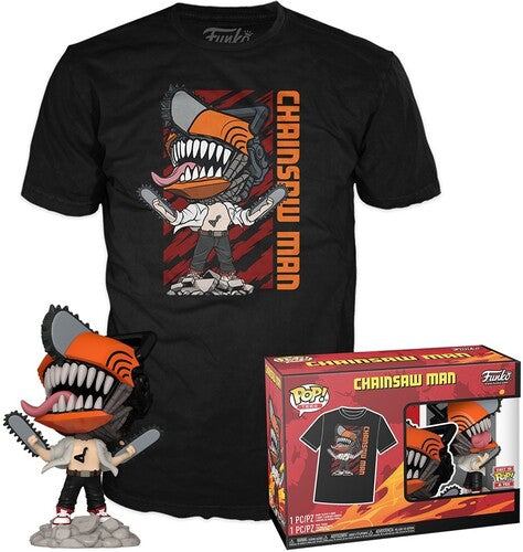 Funko POP! & Tee: Chainsaw Man Leaping, XL