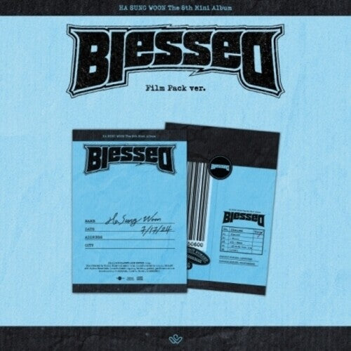 Ha Sung Woon - Blessed - Film Pack Version - incl. 8pc Photo Print Set, Folded Poster, Lyrics Paper, Film Photo, Sticker Set + Photocard