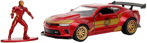 Marvel Avengers - Hollywood Rides - 1:32 '16 Camaro SS Widebody Die-Cast Car & Iron Man Figure