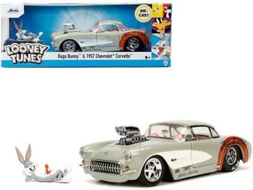 Looney Tunes - 1:24 1957 Chevy Corvette & Bugs Bunny Figure