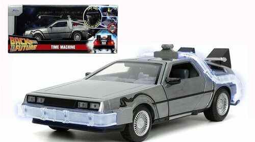 Back to the Future Part I - Hollywood Rides - 1:24 Time Machine Die-Cast Car with Lights