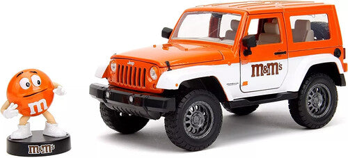 M&M's - 1:24 '07 Jeep Wrangler Die-Cast Car & Orange Figure