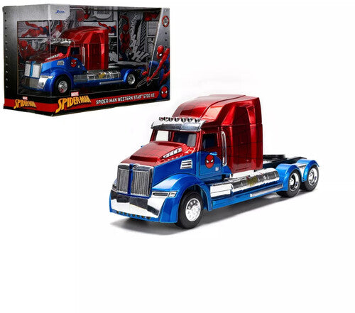 Marvel Spider-Man - Hollywood Rides - 1:24 Western Star 5700XE Die-Cast Truck