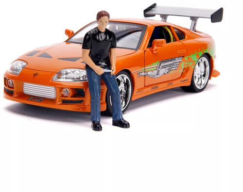 Fast & Furious 1 - 1:18 Toyota Supra Die-Cast Car with Lights & Brian Figure