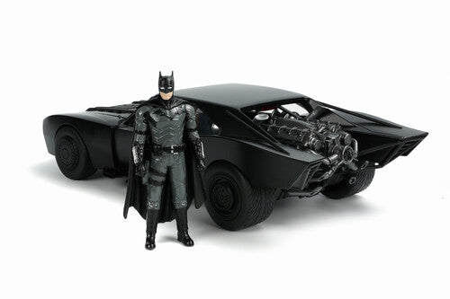 DC The Batman - 1:18 2022 Batmobile Die-Cast Car & Batman Figure