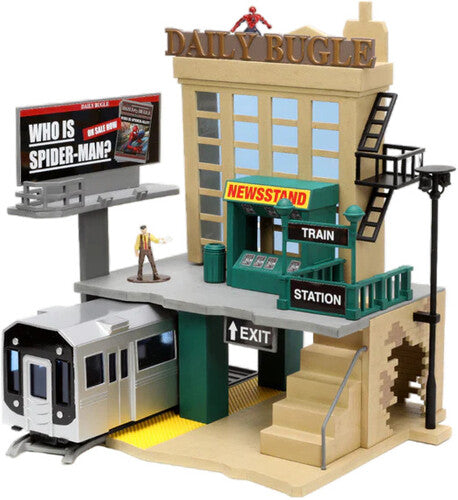Marvel Spider-Man - Nano Scene - Daily Bugle & 2 Figures