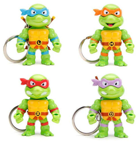 Teenage Mutant Ninja Turtles - MetalFigs - 2.5" Diecast Keychain 4-Pack (TMNT)