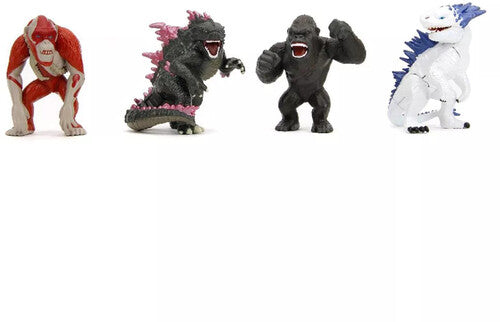 Godzilla x Kong - Metalfigs - 2.5" Die-Cast Figure 4 Pack